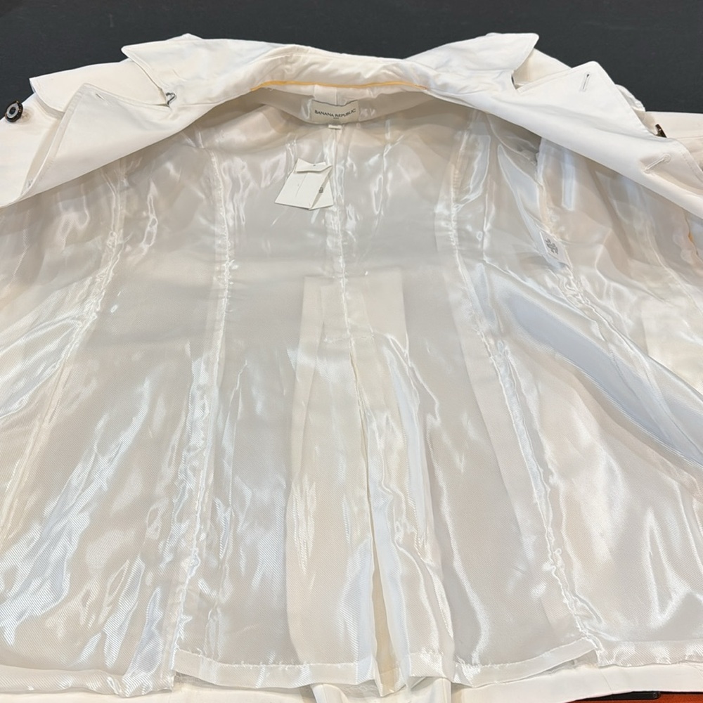 NEW Banana Republic Double-Breasted Trench Coat - Picture 14 of 15